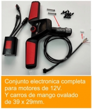 Caja electronica con mango, con control de parada, para carros de golf 12V